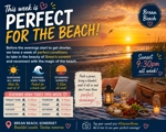 Perfect Week Ahead for Brean Beach as Sunshine, Warm Evenings and High Tides Combine